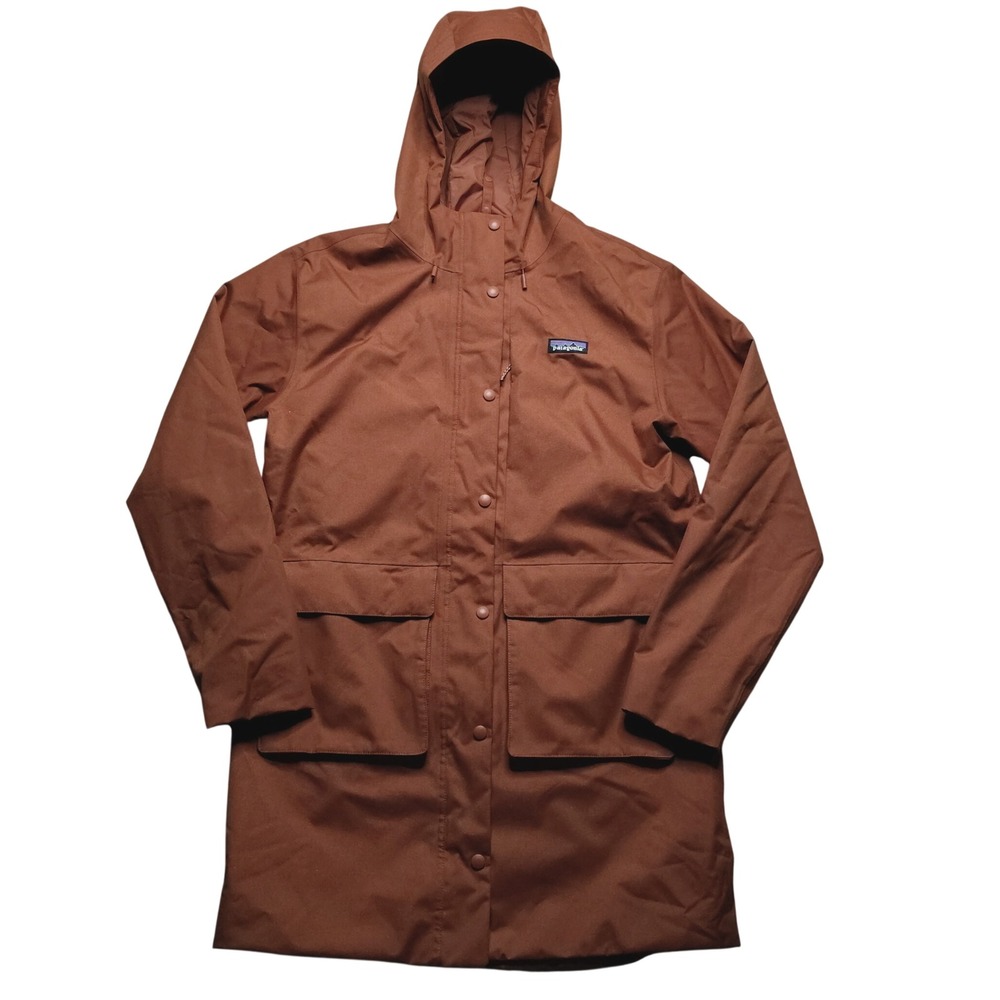 Patagonia Pine Bank 3-In-1 Parka Womens M Burnished Red Shell Only Jacket Coat